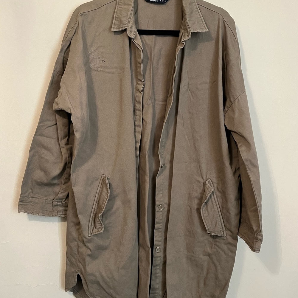 Zara Lightweight Distressed Jacket - image 1